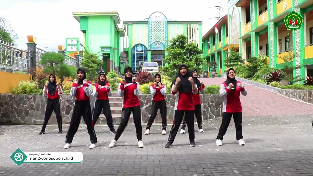 Lomba Senam Anak Indonesia Hebat 2025_MAN 2 Wonosobo_Jawa Tengah