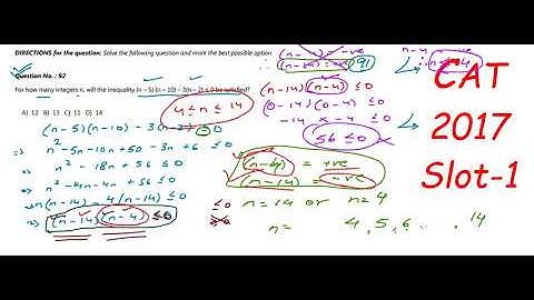 COMMON ADMISSION TEST(CAT)  13 2017 SLOT-I QUNATITATIVE APTITUDE COMPLETE SOLUTION,YEAR SOLVE