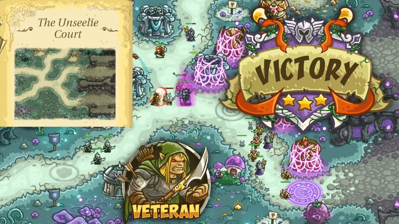 The Unseelie Court | MALICIA BOSS | Veteran | 3 Stars | Kingdom Rush Origins Campaign