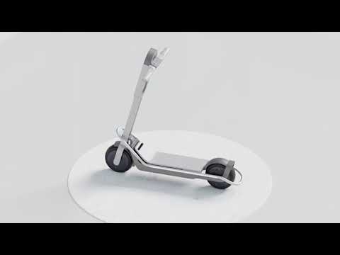 This kick scooter turns into a mini bike for flexible commuting needs