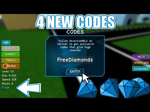 4 New Codes Speed Simulator 2 Free Diamonds Roblox - all code in roblox weight lifting simulator 3 by master code roblox