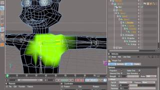 Cinema 4D Rigging 02 - Naming Tool, Bind, Weight Tool