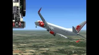 Fsx Boeing 737-800 Lion Air fly Jakarta to Pontianak .avi