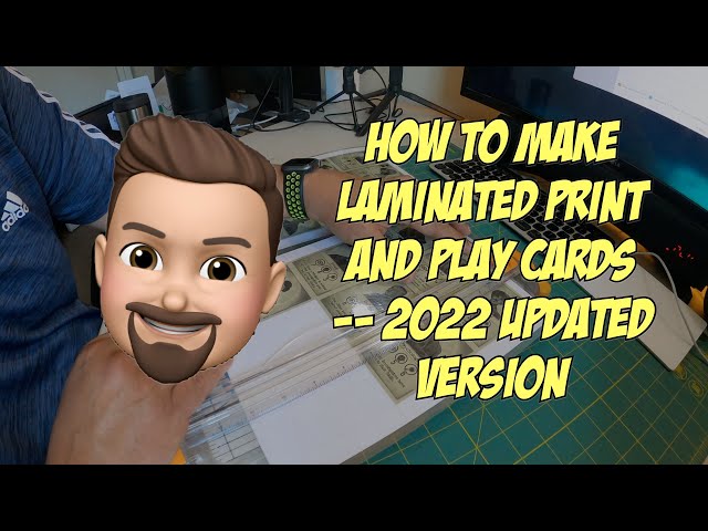 Making Laminated Print-and-Play Cards