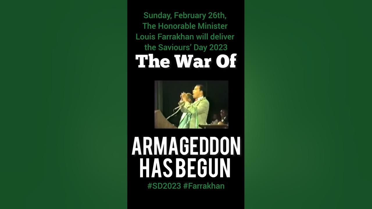 The War of Armageddon Has Begun - YouTube