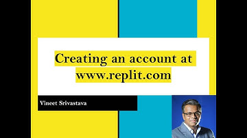 How to create an account at www.replit.com