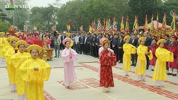 21 thiếu nữ xinh đẹp hóa "nữ quan" làm lễ tế Tổ Mẫu Âu Cơ