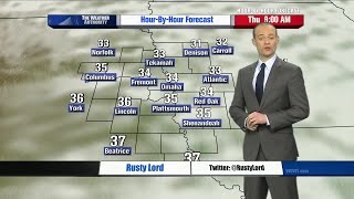 Rusty Lord’s Hour by Hour Forecast to plan your day – 8am Update