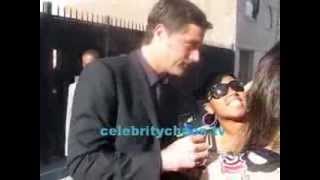Matthew Fox thrills fans outside jimmy kimmel live