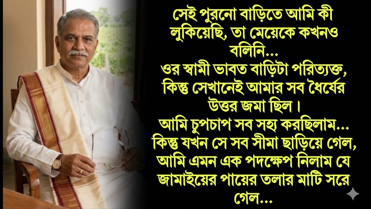 মেয়ের ওপর ওর অত্যাচার মুখ বুজে সহ্য করেছি। কিন্তু সে যখন সব সীমা ছাড়িয়ে গেল, আমি এমন চাল চাললাম যে..