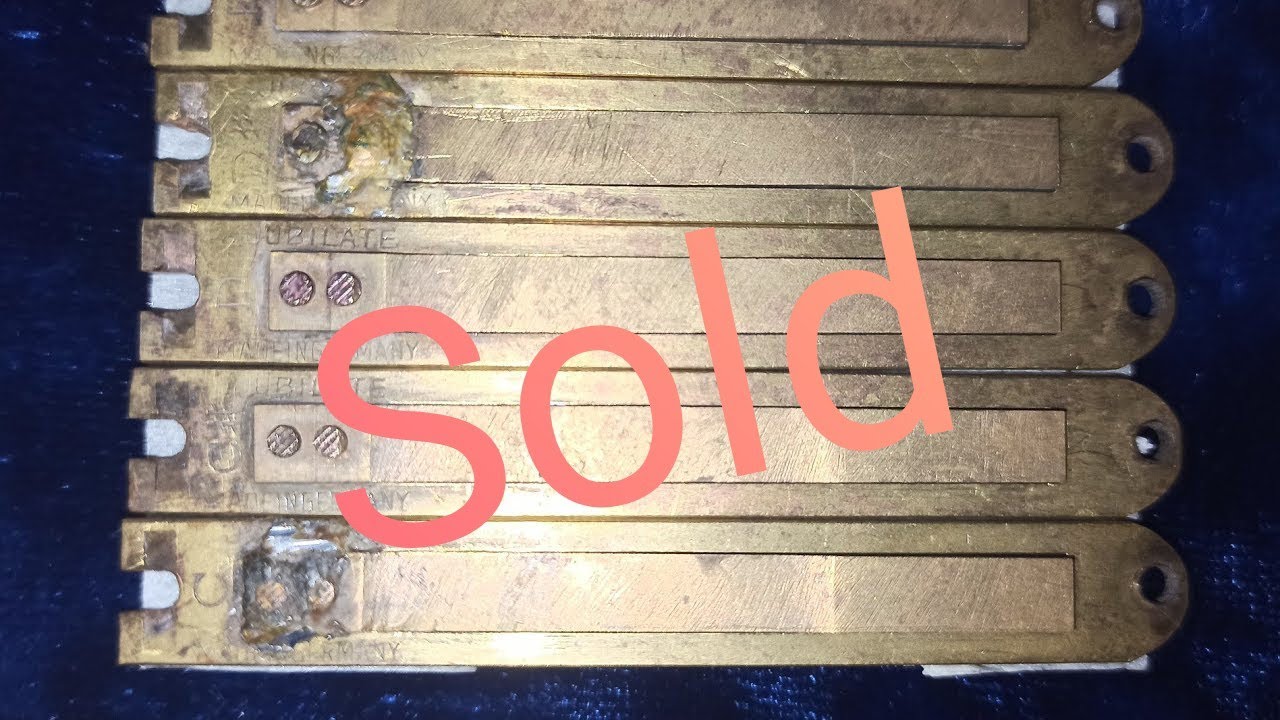 308 Sold) German Jubilate reeds | 3 Line German BMF Reed || Antique ...