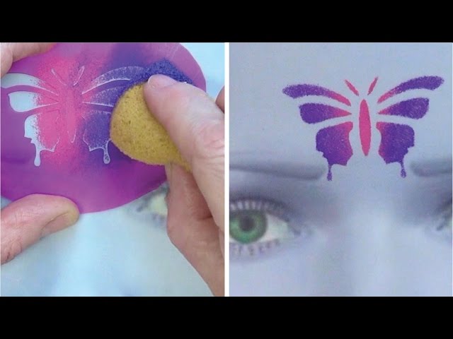 How Using Simple Face Paint Stencils Gave Me Stunning Results - Posh in  Progress