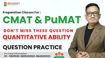 CMAT/PUMAT Preparation Classes - Question Practice Session