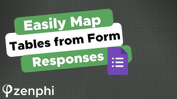 Dynamically Map Form Responses to Google Doc Tables & Export as PDF