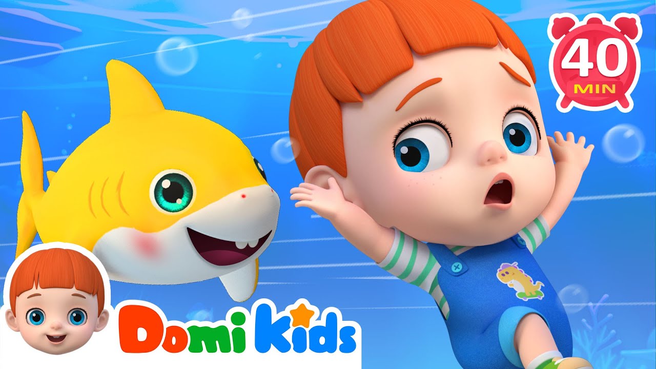 寶貝多米兒歌大全｜早教兒歌｜經典熱門兒歌｜動物兒歌｜鯊魚一家｜domikids 中文｜Nursery Rhymes