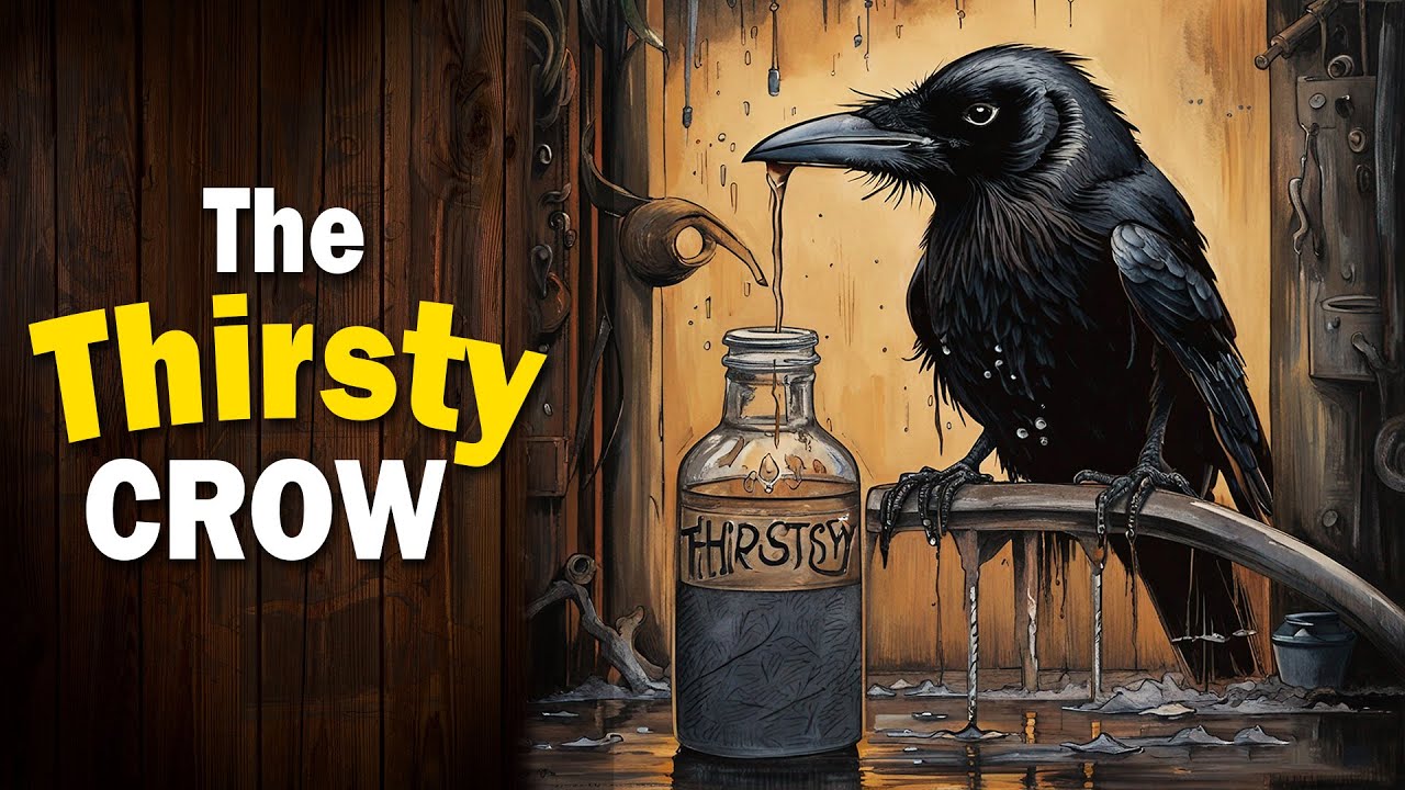 thirsty crow story in marathi essay