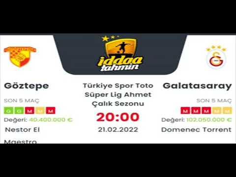 Göztepe Galatasaray İddaa Tahminleri 21 Şubat 2022 #iddaa