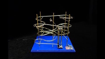 Arduino Controlled Miniature Marble Track