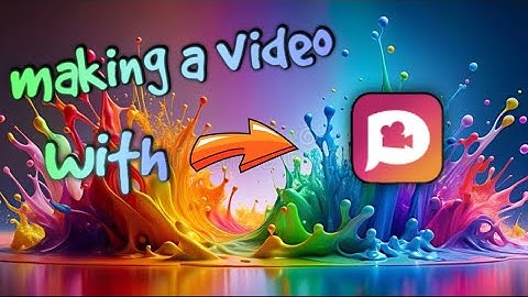 making a video with plotagon