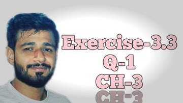 Q-1 Exercise- 3.3 CH-3|Matrices class 12th| CBSE NCERT|Math solution