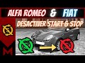 Comment dsactiver le start and stop   fiat  alfa romeo giulietta  meca maniaque