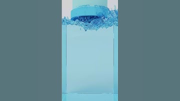 Satisfying water physics 💧 #fyp #render #satisfying #viral