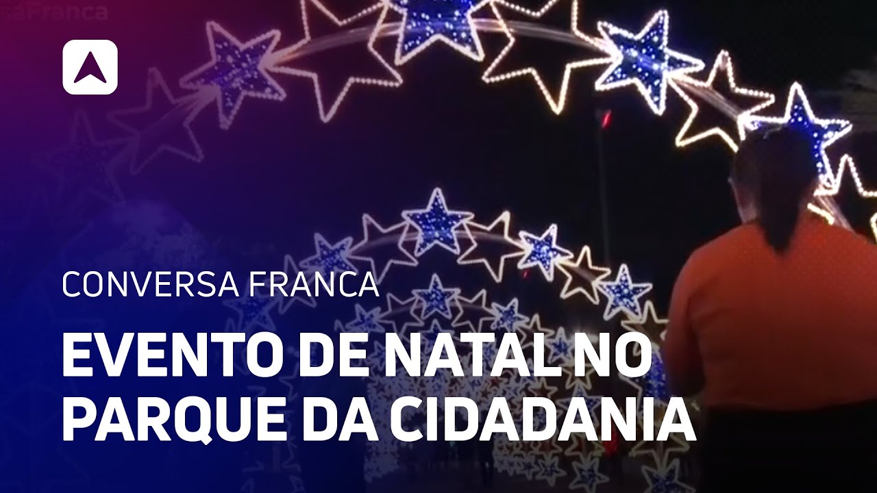 Prefeitura Inaugura decoração de natal em evento no parque da cidadania ...