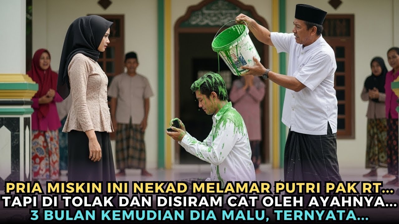 Pak RT Ini Siram Cat ke Pemuda Miskin... Tapi 3 Bulan Kemudian, Dia Sujud di Kakinya!