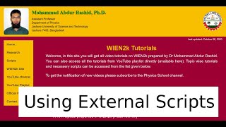 RV04:  Using external scripts Wealth