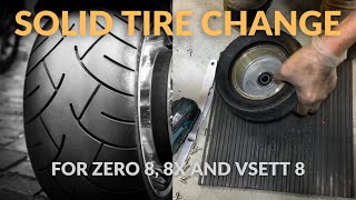 8-inch Solid Tire Change for ZERO 8 and 8X Part 2