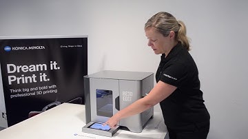 Konica Minolta Be3D eDee Training - Using an access card or PIN