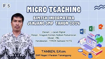 Micro teaching untuk Tugas Bimtek Informatika 2024 Literasi Digital