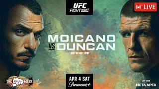 🔴UFC FIGHT NIGHT: RENATO MOICANO x CHRIS DUNCAN | LIVE STREAM