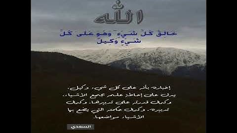تلاوة ندية خاشعة للشيخ يوسف اسويلص ( الله خالق كل شيء)