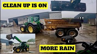 SHED CLEANING - WASHING - HORSE MOWER IS OUT