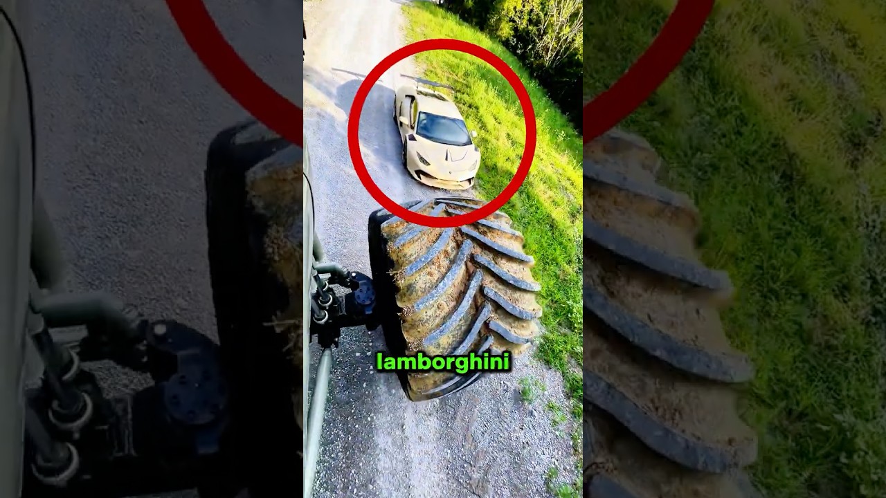 Monster Truck vs. Lamborghini!? 👀