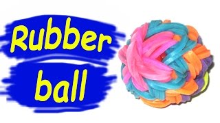 Rubber bands ball. Rainbow Loom Charms.