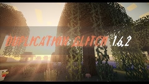 Minecraft 1.6.2 Duplication Glitch Multiplayer [Patched!]