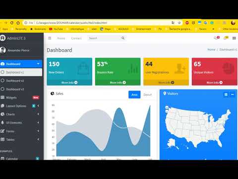 LARAVEL GUARD DASH #11 adminlte copying to our files