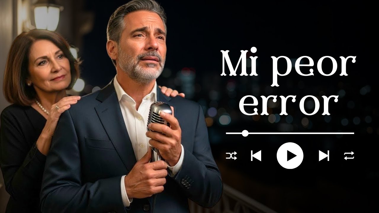 MI PEOR ERROR FUE DEJARTE IR MI AMOR, NUNCA ME LO PERDONARÉ. ESTE BOLERO ES PARA TÍ.