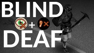 I TRY TO SURVIVE 7 DAYS AS A BLIND DEAF MAN | Project Zomboid