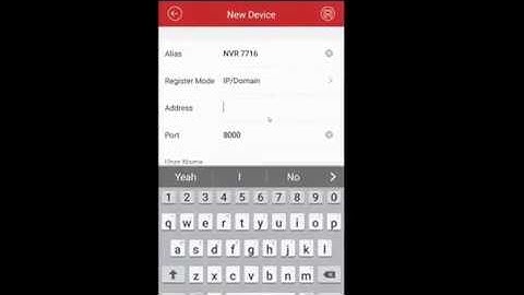 CCTV Online Setup for Hikvision (iVMS 4500 Android Mobile App)