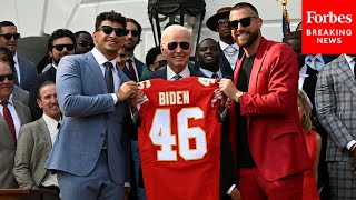 President Biden Welcomes The Kansas City Chiefs To The White House