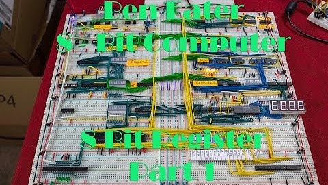 Ben Eater 74LS373 Chip & 8 bit register Part 1