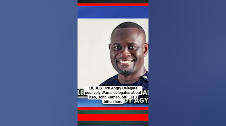Eii, JUST IN! Angry Delegate positvely Warns delegates about Ken, John Kumah, MP Ejisu bitten hard