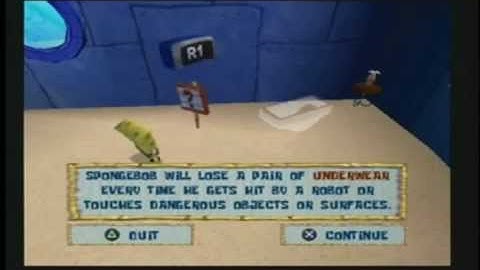 Spongebob: Battle for Bikini Bottom walkthrough part 1: Robot Attack