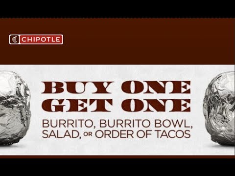 CHIPOTLE BOGO!