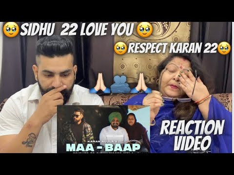 Reaction with Mom | Maa Karan Aujla (Tribute To Sidhu Moose Wala ) Maa Baap   @Karan Aujla