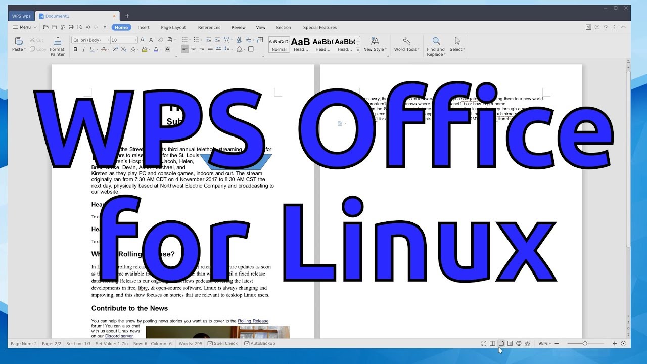 WPS Office 2019 for Linux - YouTube