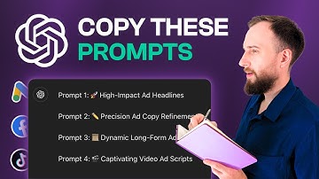 4 ChatGPT Prompts for Better Ad Copy - Google Ads, Facebook Ads and TikTok Ads